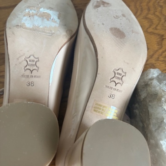 Ferca 8 Mary Jane's. Light pink patent leather, rhinestone buckles. NWOT 38 EU - Picture 8 of 8